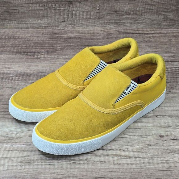 Nike SB Zoom Verona Slip Premium Men\'s Sz 8.5 Yellow Suede Sneakers (DM4424-700) main image 6